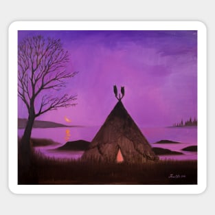 the Black Wigwam Sticker